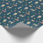 Elegante Fairy Ballerina, strikken en speelgoed Cadeaupapier (Hoek)