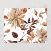 Elegante Fall Leaves Date Night Ideeën Kaart (Achterkant)