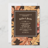 Elegante Fall Leaves uitnodiging (Voorkant)