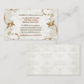 Elegante Fall Wedding behuizing kaarten (Voorkant / Achterkant)