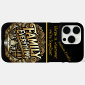 Elegante Familie Strand Kampvuur Gouden Scène Case-Mate iPhone Case (Achterkant (horizontaal))