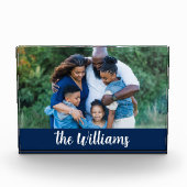 Elegante familiefoto en handtekening fotoblokken (Voorkant)