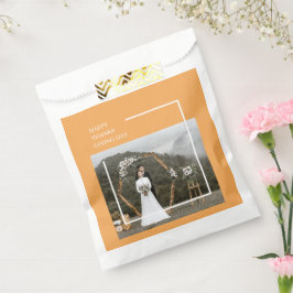 Elegante familiefoto & Happy Thanksgiving Day Bedankzakje