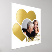 Elegante familiefoto - hou van je mam folie afdrukken (Laagn)