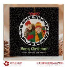 Elegante familiefoto in paisleyprint