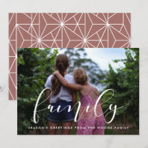 Elegante familiefoto Kerstmis