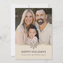 Elegante familiefoto Platte vakantie Kaart
