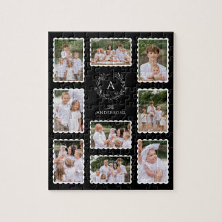 Elegante familiefotomozaïek legpuzzel