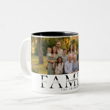 Elegante familienaam aandenken foto cadeau