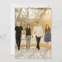 Elegante familienaam bloemrijke Kerstvakantie