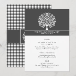 Elegante familiereünie Plaid Kaart