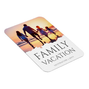 Elegante familievakantie Familiereisfoto Magneet