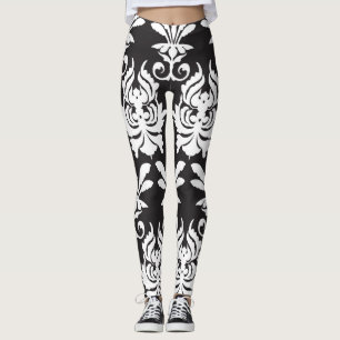 Elegante Fan Motieven in Gouden Art Deco. Leggings