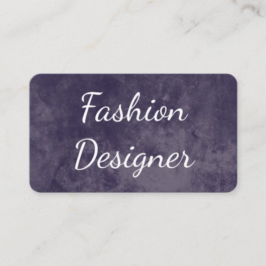 Elegante Fantasie Lettertype Visitekaartje (Voorkant)