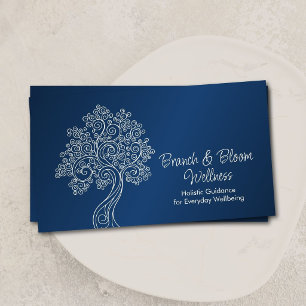Elegante Fantasievolle Spiraaltak Boom Visitekaartje