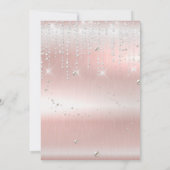 Elegante fantastische verjaardagsuitnodiging kaart (Achterkant)