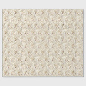 Elegante Faux Folie Kerstvakantie Botanicals Cadeaupapier (Vlak)