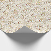 Elegante Faux Folie Kerstvakantie Botanicals Cadeaupapier (Hoek)