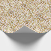 Elegante Faux Folie Kerstvakantie Botanicals Cadeaupapier (Hoek)