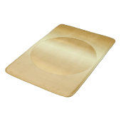 Elegante Faux Gold Custom Blank Sjabloon Glamour Badmat (Gekanteld)