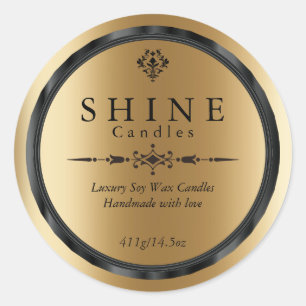 Elegante Faux Gold en Black Labels