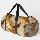 Elegante Faux Gold Foil en Glitter gemarmerd Plunjezak (Rechterhoek)