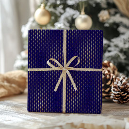 Elegante Faux Gold Foil Patroon Kerstmis Cadeaupapier