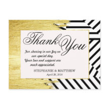 Elegante Faux Gold Paint Strokes & Stripes Patroon