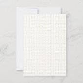 Elegante Faux Gold Palm Bruiloft RSVP (Achterkant)