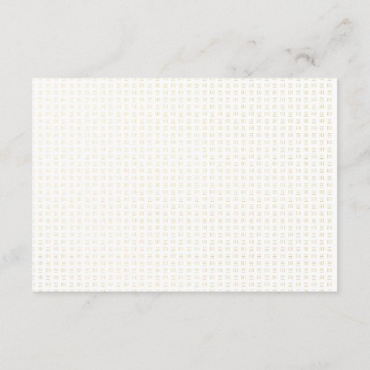 Elegante Faux Gold Palm Wedding Receptie Informatiekaartje (Achterkant)