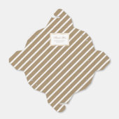 Elegante Faux Kraft Gouden Bruiloft Dank u Bedankdoosjes (Uitgevouwen)