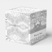 Elegante Faux-Satijn Bruiloft Favor Box Bedankdoosjes (Achterkant)