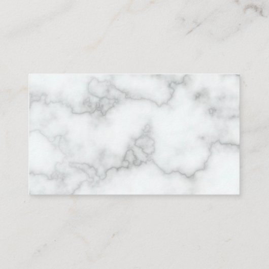 Elegante Faux wit marmer bewegende aankondiging (Achterkant)
