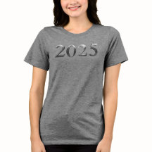 Elegante faux zilveren nummers Gelukkig Nieuwjaar 