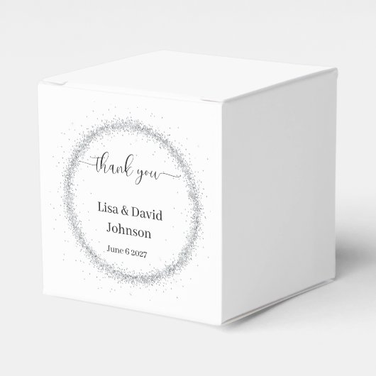 Elegante Favor Geschenkdoos Bedankdoosjes (Voorkant Zijde)