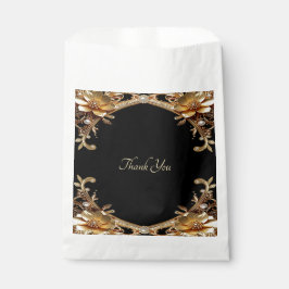 Elegante Favor Zakje Met Gouden Frame