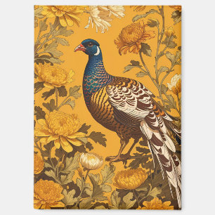 Elegante fazant William Morris geïnspireerd Magneet