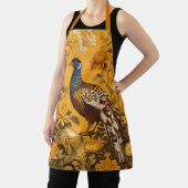 Elegante fazant William Morris geïnspireerd Schort (Insitu)