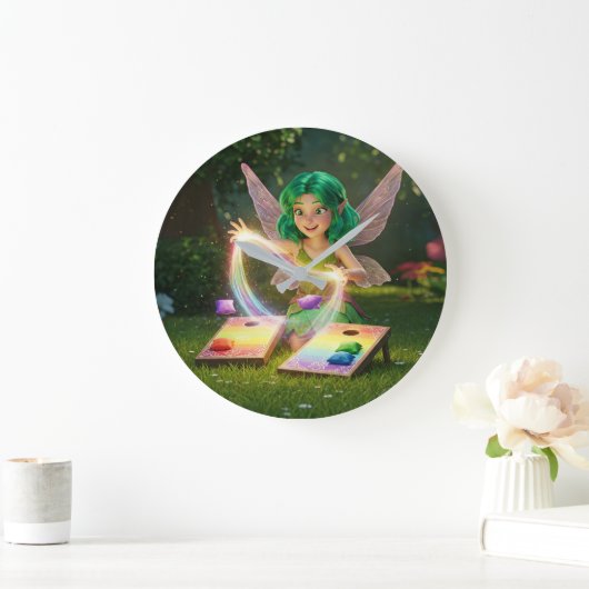 Elegante feeërieke bruiloft douche grote klok (Huis)