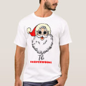 Elegante Feestdagen Kerstman Familie Kerst T-shirt (Voorkant)
