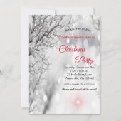 Elegante feestelijke kerst uitnodiging (Voorkant)