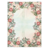 Elegante feestelijke kerstvakantie Poinsettia Tafelkleed (Voorkant)