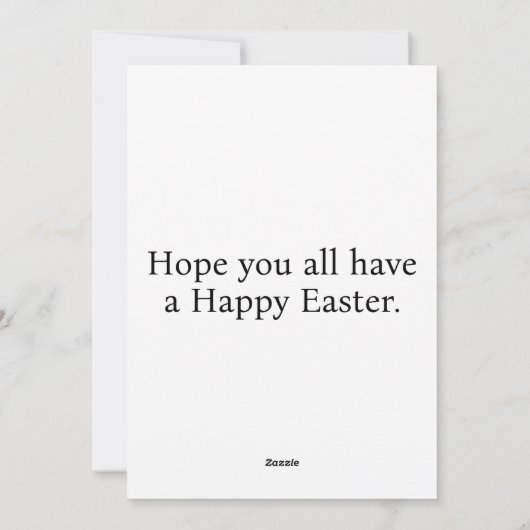 Elegante feestelijke mand van paaseieren feestdagenkaart (Achterkant)