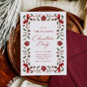 Elegante Feestelijke Uitnodiging van het Kerstmisf