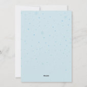 Elegante Feestelijke Uitnodiging van het Kerstmisf (Achterkant)