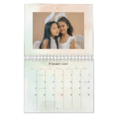 Elegante Feestelijke Vrolijke Kerstmis Poinsettia  Kalender (Feb 2026)