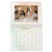 Elegante Feestelijke Vrolijke Kerstmis Poinsettia  Kalender (Jan 2026)