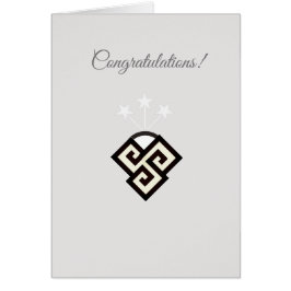 Elegante felicitatieskaart