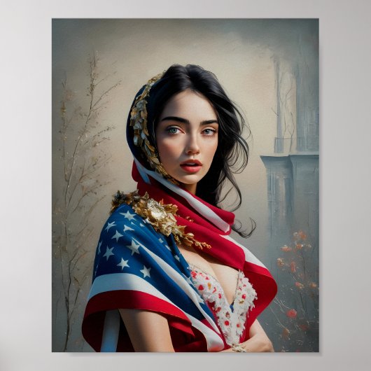 Elegante Festieve Muurkunst Poster (Voorkant)