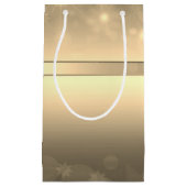 Elegante Festive Gouden Strik Klein Cadeauzakje (Voorkant)